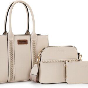 3Pcs Purses for Women Tote Bag Crossbody Handbag Sets with Strap